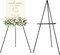 MEEDEN Beech Wood Display Wedding Easel Stand, Max Height 64'' Holds Up to 40"/11lb, Walnut Wooden A-Frame Tripod Studio Artist Floor Easel for Wedding Sign, Poster, Canvas, Show, Presenting